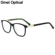 Load image into Gallery viewer, Gmei Optical Acetate Glasses Frame Women Square Prescription Eyeglasses Myopia Optical Frames Full Rim Female Eyewear M22005