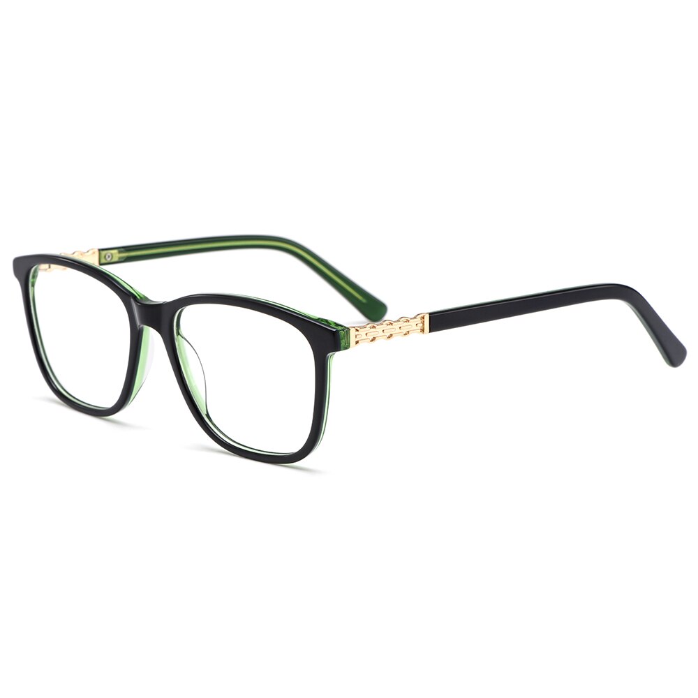 Gmei Optical Acetate Glasses Frame Women Square Prescription Eyeglasses Myopia Optical Frames Full Rim Female Eyewear M22005
