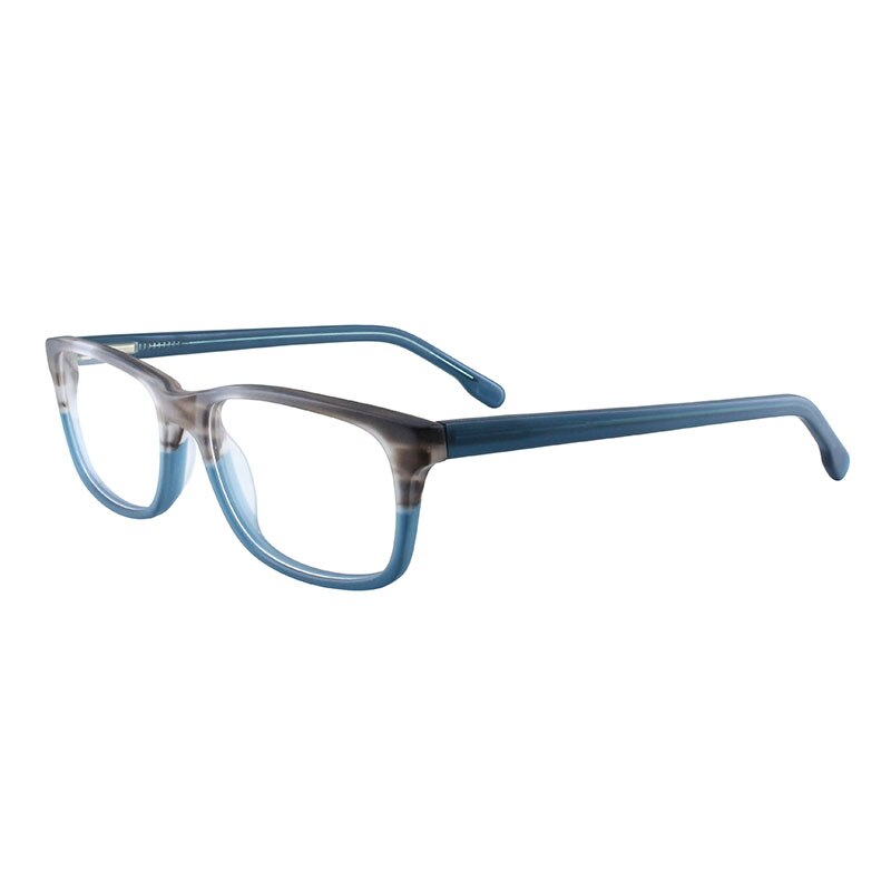 Gmei Optical Acetate Rectangular Full Rim Men's Prescription Glasses Frames Women Myopia Optical Frame With Spring Hinges T8061
