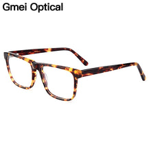 Load image into Gallery viewer, Gmei Optical Acetate Square Full Rim Men Optical Glasses Frames Women Myopia Presbyopia Glasses Frame With Spring Hinges YH6023