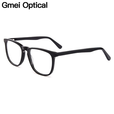 Gmei Optical Acetate Square Full Rim Women Optical Glasses Frames Men Myopia Presbyopia Spectacles With Spring Hinges YH6031