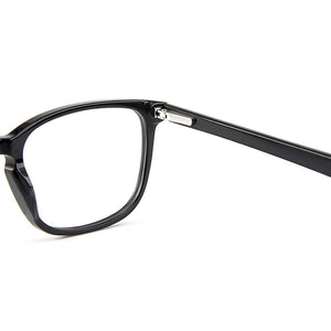Gmei Montature per occhiali ottici da donna con montatura quadrata in acetato ottico per occhiali miopia presbiopia con cerniere a molla YH6028 