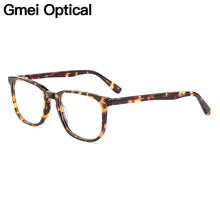 Carica l&#39;immagine nel visualizzatore di Gallery, Gmei Montature per occhiali ottici da donna con montatura quadrata in acetato ottico per occhiali miopia presbiopia con cerniere a molla YH6028 