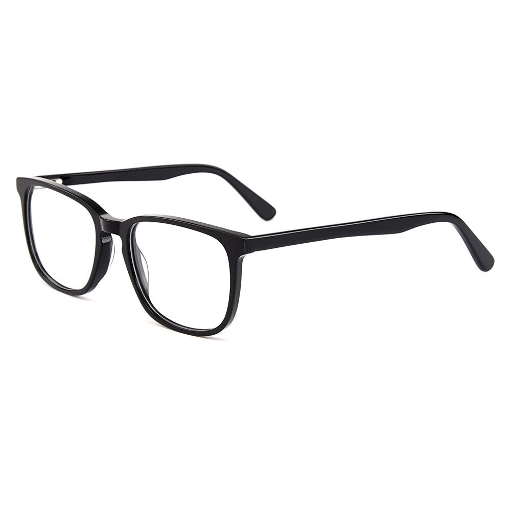Gmei Montature per occhiali ottici da donna con montatura quadrata in acetato ottico per occhiali miopia presbiopia con cerniere a molla YH6028 