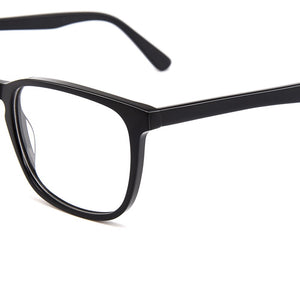 Gmei Montature per occhiali ottici da donna con montatura quadrata in acetato ottico per occhiali miopia presbiopia con cerniere a molla YH6028 