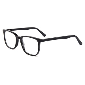 Gmei Montature per occhiali ottici da donna con montatura quadrata in acetato ottico per occhiali miopia presbiopia con cerniere a molla YH6028 