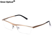 Load image into Gallery viewer, Gmei Optical Brand Designer Men Glasses Frames Aluminium Magnesium-Alloy Frame Spectacle Eyeglasses Myopia Glasses GF1060