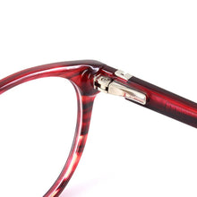 Load image into Gallery viewer, Gmei Optical Burgundy Acetate Full-Rim Prescription Eyeglasses Frames Spectacle for Women&#39;s Eyewear With Spring Hinges T8062