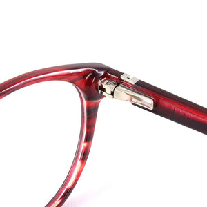 Gmei Optical Burgundy Acetate Full-Rim Prescription Eyeglasses Frames Spectacle for Women's Eyewear With Spring Hinges T8062