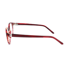Load image into Gallery viewer, Gmei Optical Burgundy Acetate Full-Rim Prescription Eyeglasses Frames Spectacle for Women&#39;s Eyewear With Spring Hinges T8062