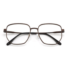 Load image into Gallery viewer, Gmei Optical Business Men Aluminum Magnesium Square Glasses Frame With Spring Hinges Brand Designer Spectacles Frames GF9008
