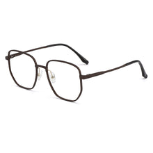 Load image into Gallery viewer, Gmei Optical Business Men Aluminum Magnesium Square Glasses Frame With Spring Hinges Brand Designer Spectacles Frames GF9008