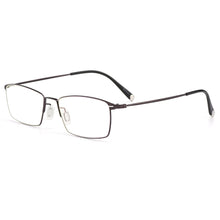Load image into Gallery viewer, Gmei Optical Business Men Glasses Frame Titanium Alloy Full Rim S6611 Rectangular Classic Women Spectacles Frames Eyewear