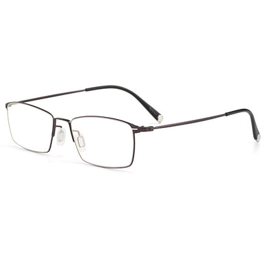 Gmei Optical Business Men Glasses Frame Titanium Alloy Full Rim S6611 Rectangular Classic Women Spectacles Frames Eyewear