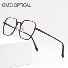 Load image into Gallery viewer, Gmei Optical Classic Men Aluminum Magnesium Glasses Frame With Spring Hinges Square Spectacles Frames Eyewear GF9001