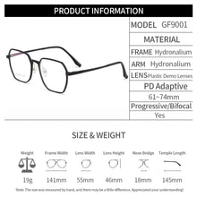 Load image into Gallery viewer, Gmei Optical Classic Men Aluminum Magnesium Glasses Frame With Spring Hinges Square Spectacles Frames Eyewear GF9001