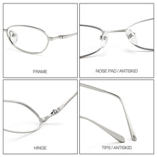 Carica l&#39;immagine nel visualizzatore di Gallery, Gmei Optical Classic ultraleggero montatura per occhiali in titanio puro viso piccolo adatto montatura per occhiali da vista femminile di marca di design 