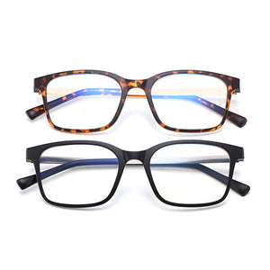 Gmei Optical Classic Women Square Ultem Glasses Frame Ultralight Polarized Clip on Sunglasses Men Myopia Optical Frame HW951