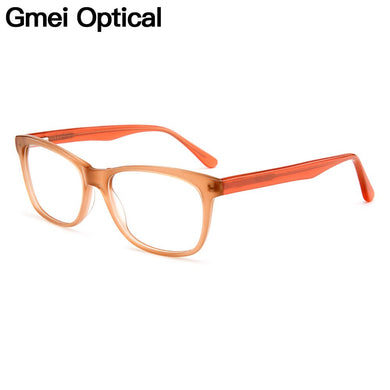 Gmei Optical Classical Square Acetate Full Rim Optical Women Glasses Frame Men Myopia Presbyopia Eyewear With Spring Hinges A727