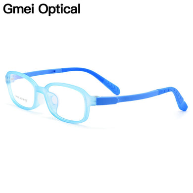 Gmei Optical Cute Designer Kids Glasses Ultra-light Flexible TR90 Silica Gel Comfortable Full Rim Kids Eyeglass Frames CX68006