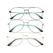 Carica l&#39;immagine nel visualizzatore di Gallery, Gmei Optical Designer Pilot Retro Full Rim Titanium Alloy Men Glasses Frame For Myopia Reading Prescription Eyeglasses M18024
