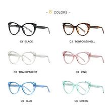 Load image into Gallery viewer, Gmei Optical Designed Transparent Women Glasses Frame Oval Female Clear Myopia Prescription Eyeglasses Frames 2037