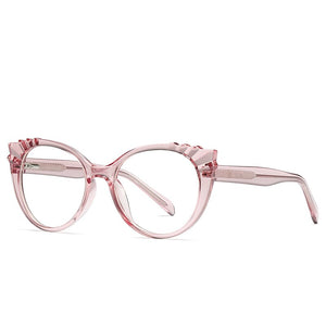 Gmei Optical Designed Transparent Women Glasses Frame Oval Female Clear Myopia Prescription Eyeglasses Frames 2037