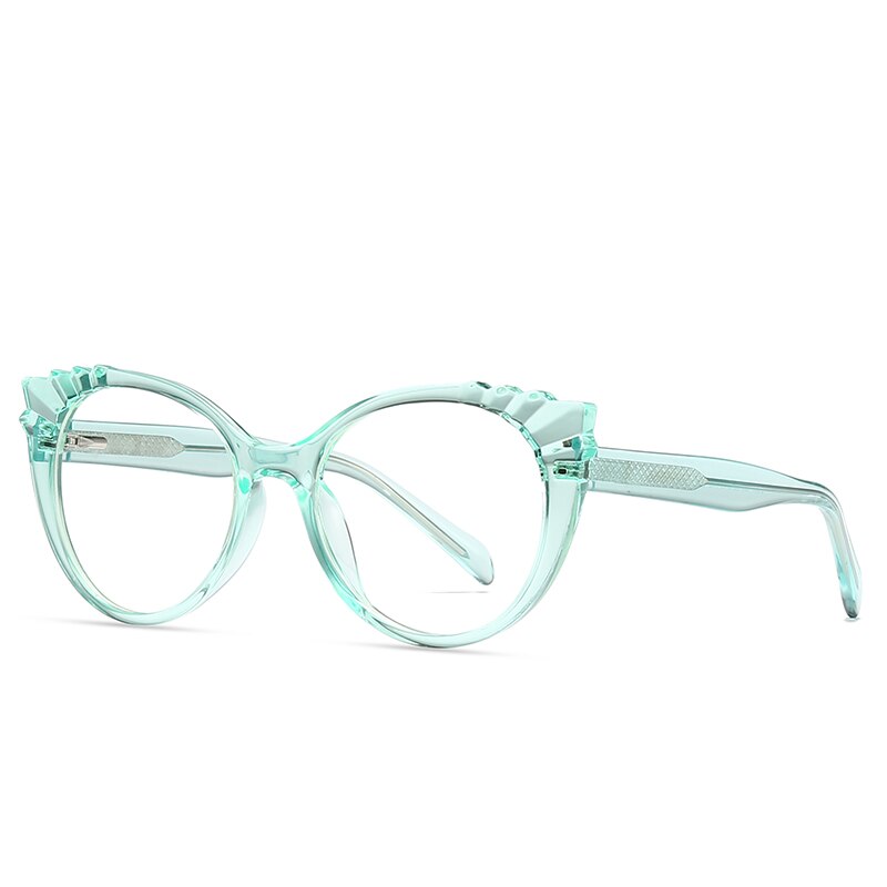 Gmei Optical Designed Transparent Women Glasses Frame Oval Female Clear Myopia Prescription Eyeglasses Frames 2037