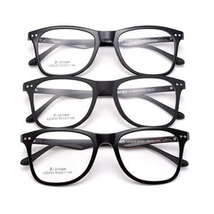 Gmei Optical Men Square Ultem Glasses Frame Ultralight Polarized Clip on Sunglasses Women Optical Eyewear S2033