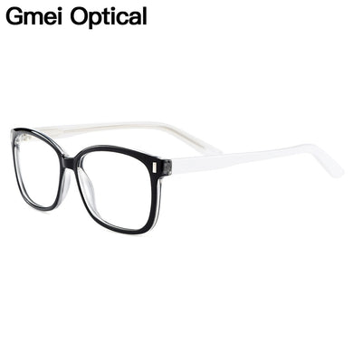 Gmei Optical Square Full Rim Plastic Women Glasses Frames For Myopia Presbyopia Reading Prescription Eyeglasses H8002
