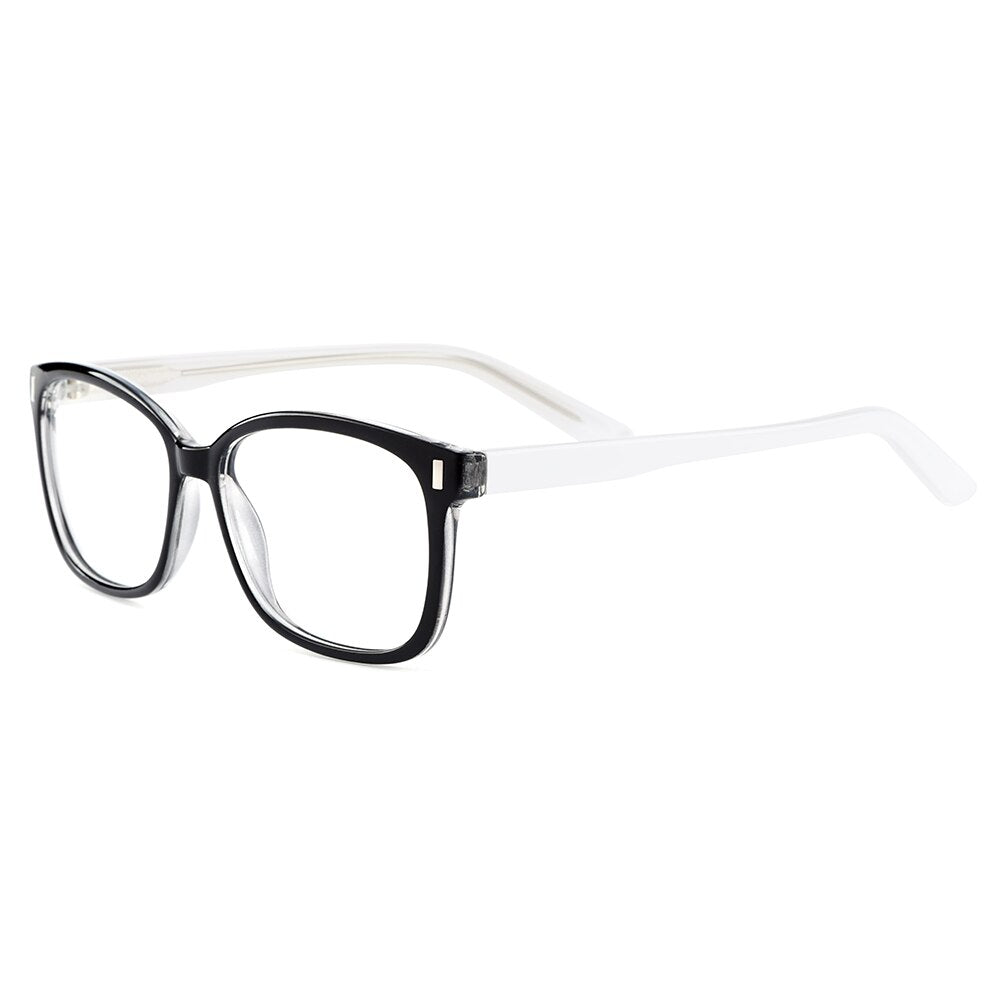 Gmei Optical Square Full Rim Plastic Women Glasses Frames For Myopia Presbyopia Reading Prescription Eyeglasses H8002