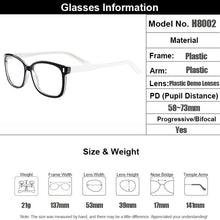 Load image into Gallery viewer, Gmei Optical Square Full Rim Plastic Women Glasses Frames For Myopia Presbyopia Reading Prescription Eyeglasses H8002