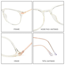 Load image into Gallery viewer, Gmei Optical Ultralight Women Glasses Frame M98005 With TR90 Plastic Rim Titanium Alloy Legs Myopia Spectacles Frames