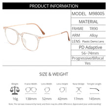 Carica l&#39;immagine nel visualizzatore di Gallery, Gmei Optical  Ultralight Women Glasses Frame M98005 With TR90 Plastic Rim Titanium Alloy Legs Myopia Spectacles Frames