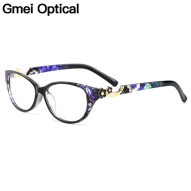 Gmei Optical  Urltra-Light TR90 Oval Women Optical Glasses Frames For Myopia Reading Spectacle Women Eyewear M1418