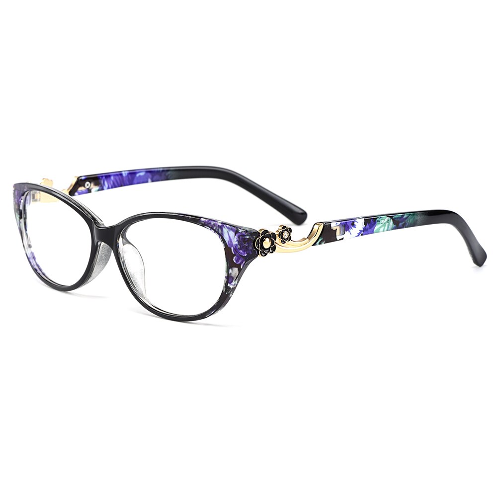 Gmei Optical  Urltra-Light TR90 Oval Women Optical Glasses Frames For Myopia Reading Spectacle Women Eyewear M1418