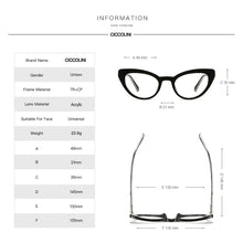 Load image into Gallery viewer, Gmei Optical Women Cat Eye Myopia Glasses Frame Spring Hinges Female Eyewear Prescription Spectacles Frames Oculos 2012