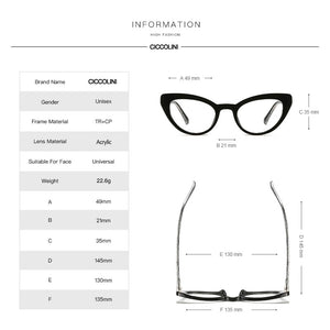 Gmei Optical Women Cat Eye Myopia Glasses Frame Spring Hinges Female Eyewear Prescription Spectacles Frames Oculos 2012