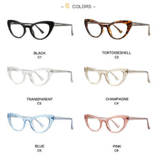 Load image into Gallery viewer, Gmei Optical Women Cat Eye Myopia Glasses Frame Spring Hinges Female Eyewear Prescription Spectacles Frames Oculos 2012