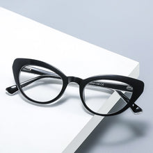 Load image into Gallery viewer, Gmei Optical Women Cat Eye Myopia Glasses Frame Spring Hinges Female Eyewear Prescription Spectacles Frames Oculos 2012