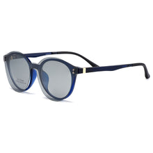 Load image into Gallery viewer, Gmei Optical Women Round Ultralight Ultem Glasses Frame Polarized Clip on Sunglasses Men Optical Eyewear S2024