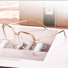 Carica l&#39;immagine nel visualizzatore di Gallery, Gmei Optical Women Ultralight Transparent Glasses Frame Square Plastic Spectacles Eyewear
