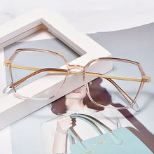 Carica l&#39;immagine nel visualizzatore di Gallery, Gmei Optical Women Ultralight Transparent Glasses Frame Square Plastic Spectacles Eyewear