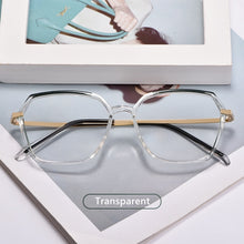 Carica l&#39;immagine nel visualizzatore di Gallery, Gmei Optical Donna Occhiali ultraleggeri trasparenti con montatura per occhiali quadrati in plastica 