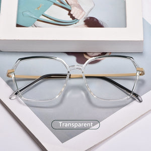 Gmei Optical Donna Occhiali ultraleggeri trasparenti con montatura per occhiali quadrati in plastica 