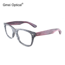 Load image into Gallery viewer, Gmei Optical Wooden Full Rim Men&#39;s Glasses Frames for Prescription Eyeglasses T8065