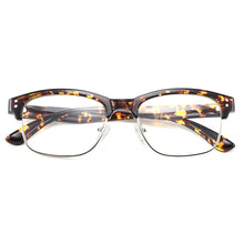 Load image into Gallery viewer, Gmei Optical Full-Rim Tortoiseshell Women Browline Glasses Frames Prescription Eyeglasses Men Retro Glasses Frame Eyewear H8029