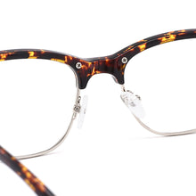 Load image into Gallery viewer, Gmei Optical Full-Rim Tortoiseshell Women Browline Glasses Frames Prescription Eyeglasses Men Retro Glasses Frame Eyewear H8029