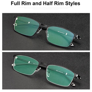 Gmei Optical Glasses Frame for Men and Women Full Rim Styles and Half Rim Style Eyeglasses with Recipe Eyewear Prescription