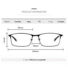 Load image into Gallery viewer, Gmei Optical Glasses Frame for Men and Women Full Rim Styles and Half Rim Style Eyeglasses with Recipe Eyewear Prescription
